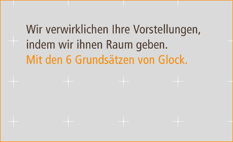 Die 6 Grundsätze von Glock